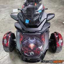 Can-am-Spyder-RT-Limited-Dragon-flames-wrap-kit-pre-cut