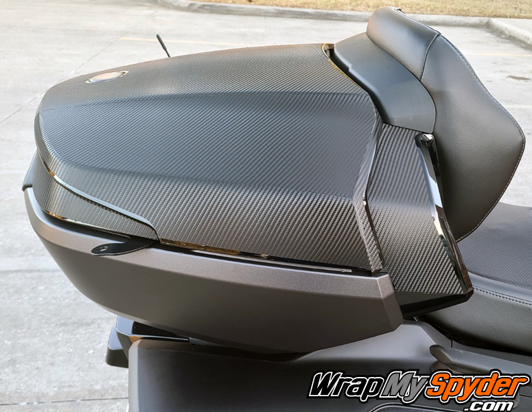 Can-am-Spyder-RT-Limited-Textured-Carbon-Fiber-Black-Tour-Top-Case-wrap-protection-kit