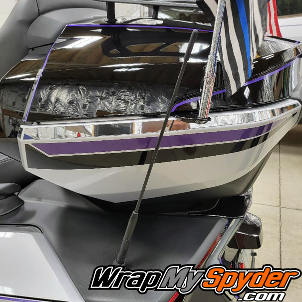 Can-am-Spyder-RT-RT-Limited-2020-2023+-Racing-Stripe-kit-Break-Stripe-Edge-Purple-Met-Gloss-Black-top-case-side-with-chrome-side-bar