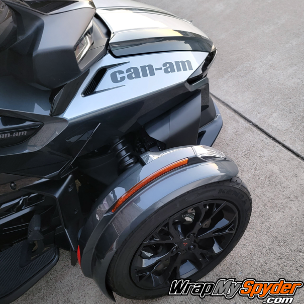 Can-am-Spyder-RT-Silver-Metallic-vinyl-Intake-panel-insert