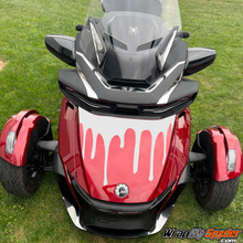 Can-am Spyder RT drip down paint drip frunk insert