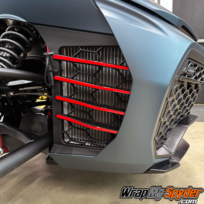 F3 Radiator Grill Bar Accent Decal Set