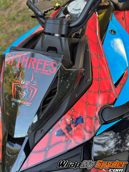 Can-am-Spyder-Red-Web-Mirror-Panel-mounted-on-Can-am-Spyder-F3-with-Olympic-Blue-accents