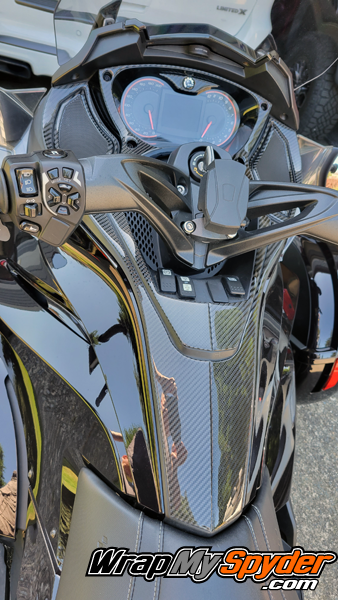 Can-am-Spyder-ST-real-carbon-fiber-3D-domed-12-pc-dash-kit