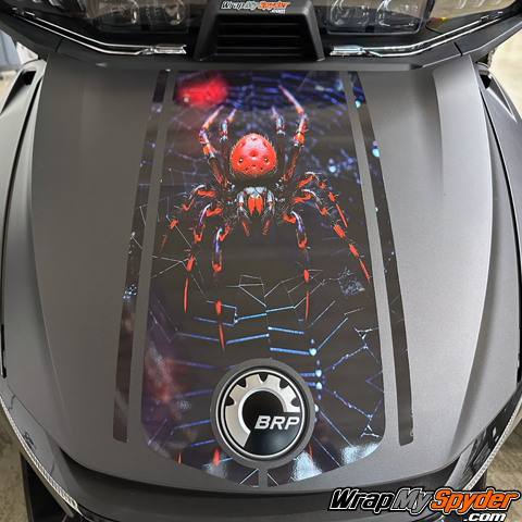 RT Frunk Racing Stripe Kit - Strawberry Spider - 2020+