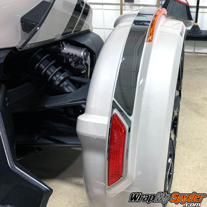 Canam-Spyder--Chrome-accent-Fender-Tops-kit-fo-2019+--Spyder-RT-F3-Models