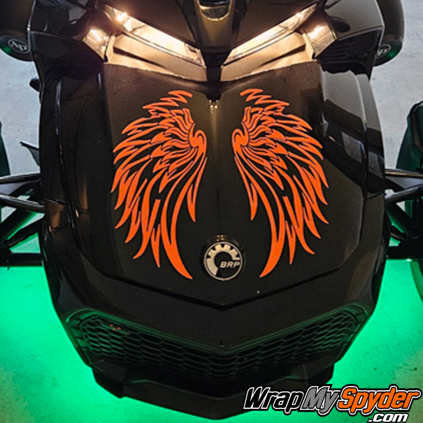Canam-spyder-f3-angle-wings-frunk-insert-in-Orange