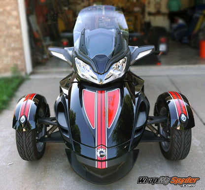 Frunk Insert Racing Stripe Kit - Cheak