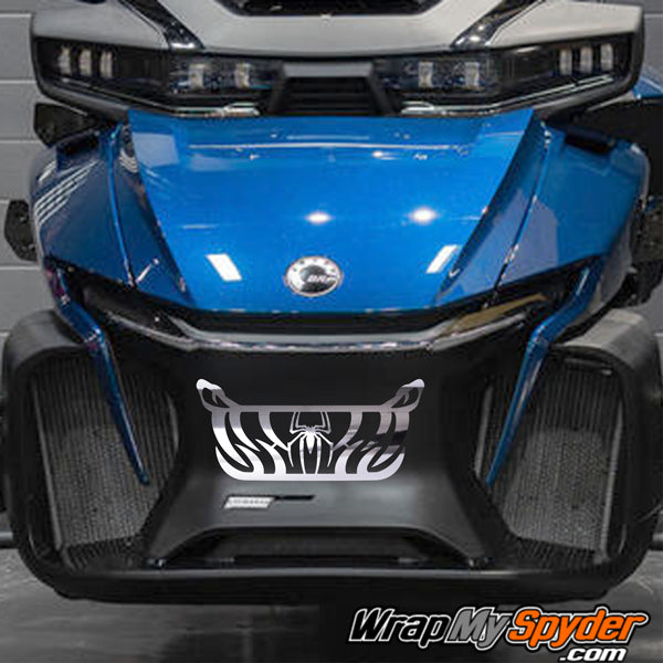 2020+ Spyder RT Chrome front bumper accent Serpent