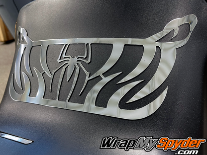 Chrome-front-bumper-accent-for-2020, 2021, 2022+-BRP-can-am-spyder-rt-front-bumper