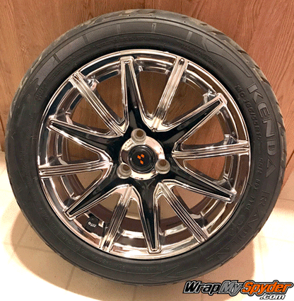 Chrome-wheel Gloss Black-inserts