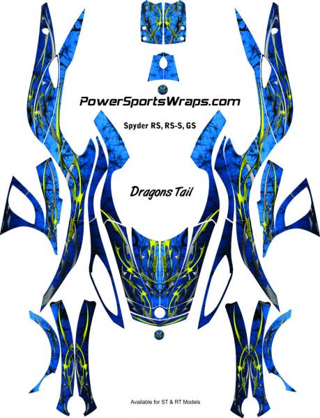 Dragons Tail body wrap schematic