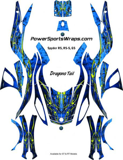 Dragons Tail body wrap schematic