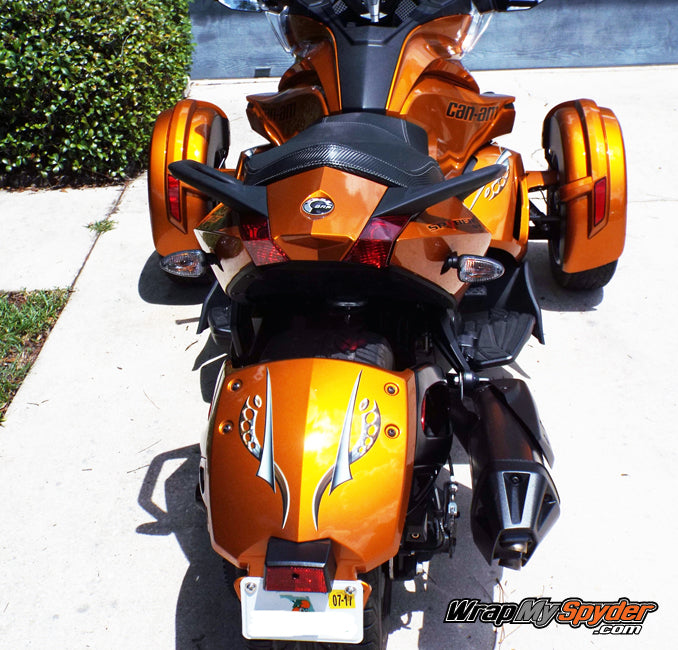 Cosmos Orange tone Spyder ST rear fender