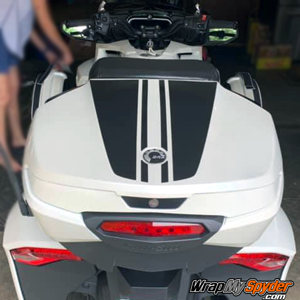 BRP Can-am Spyder F3 Daytona-Top-Case racing stripe