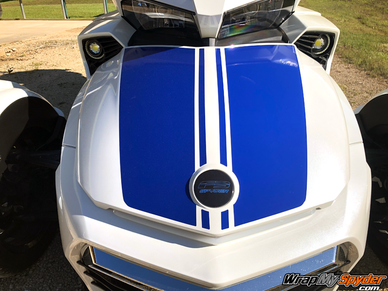 BRP Can-am Spyder Daytona-frunk racing stripe kit
