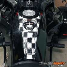 Distressed-checkers-tank protector