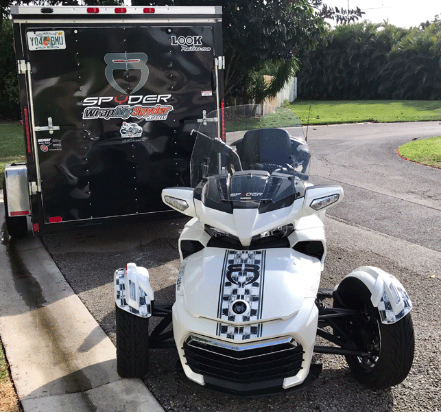 Distressed-checkers Spyder F3 graphics kit