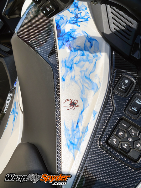 Domed-3D-Real-Carbon-Fiber-Knee-Panels-for-BRP-Spyder-RT-RT-Limited-2020-21