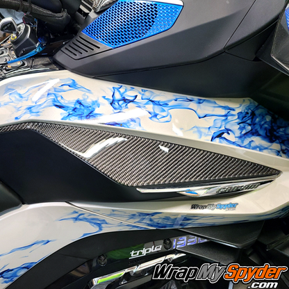 Domed-3D-Real-Carbon-Fiber-Knee-Panels-for-Spyder-RT-RT-Limited-2020-21
