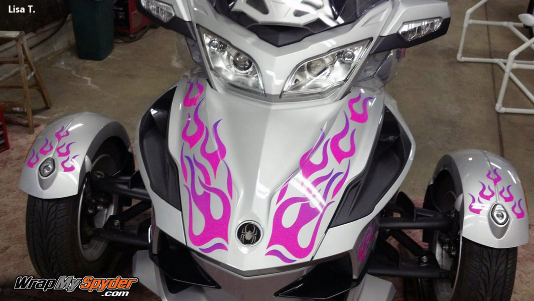 Decal Kit - Dragon Pink/Purple Flames