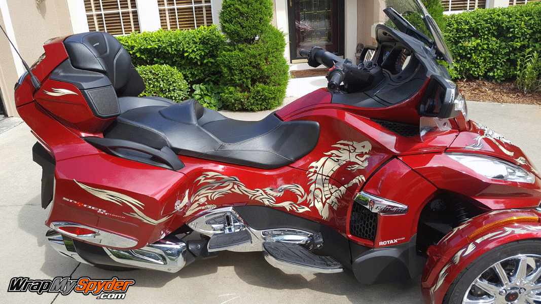 Dragons fury-gold Spyder graphics kit