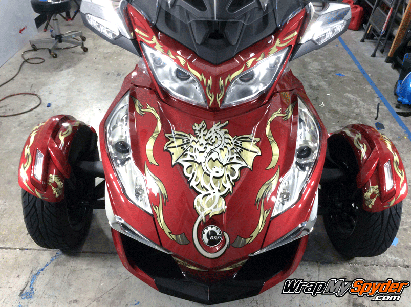 Dragons fury-gold Spyder kit
