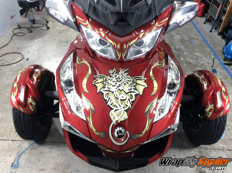 Dragons fury-gold Spyder kit