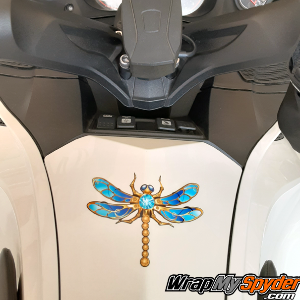 Dragonfly-Gem-decal-set-for-Can-am-Spyder-BRP-motorcycles-multi-piece