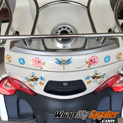 Dragonfly-gems-flowers-graphics-kit-for-BRP-Can-am-Spyder