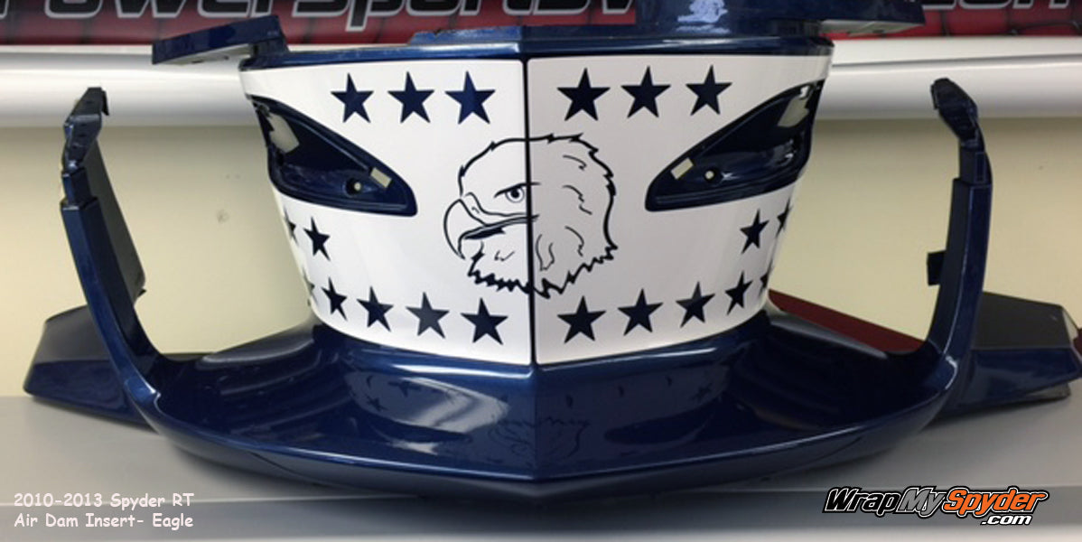 Eagle with stars front air-dam kit for 2010-2013 Spyder RT