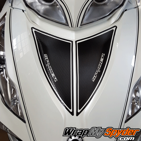 Spyder Frunk Insert in textured carbon Fiber Black