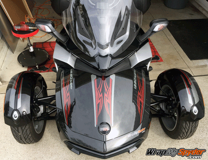 F3-Break-Stripe Lightning-frunk-burgundy-Charcoal