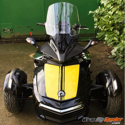 F3 Daytona racing stripe Yellow