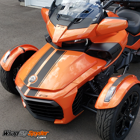 BRP Can-am Spyder F3-GT-Racing-Stripes--2019--up-Fender-tops-kit-Textured-Carbon-Fiber-Black