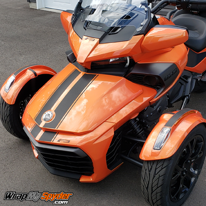 BRP Can-am Spyder F3-GT-Racing-Stripes--2019--up-Fender-tops-kit-Textured-Carbon-Fiber-Black
