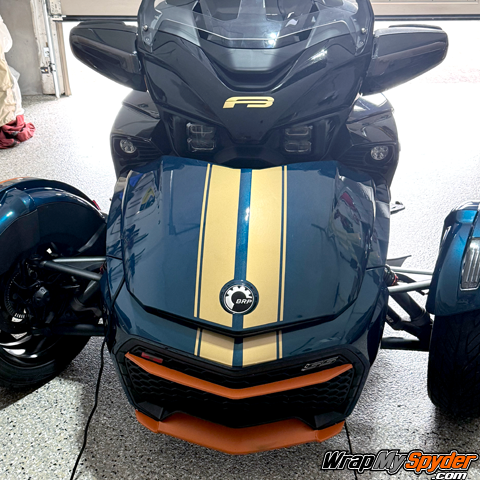 F3-GT-Racing-Stripes in Gold Metallic 
