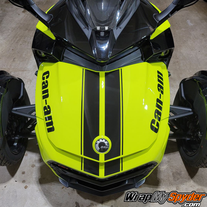 Can-am F3-GT-Racing-stripe decal kit-with-optional-Can-am-text