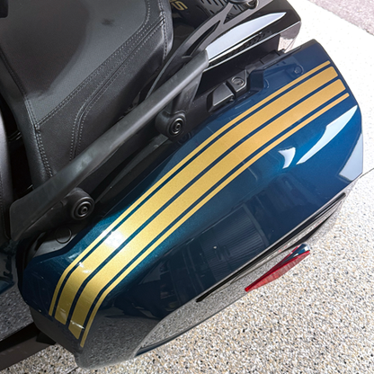 F3-T/ F3-L Saddlebag Racing Stripe Kit - GT Style