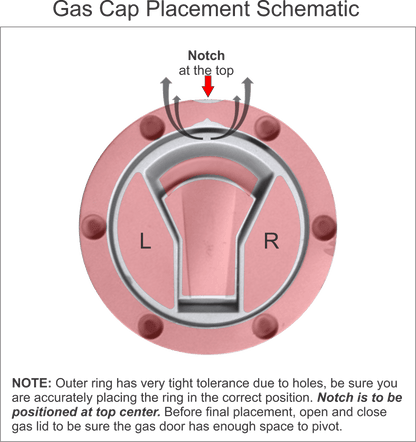 F3-Gas-door-bezel placement schematic