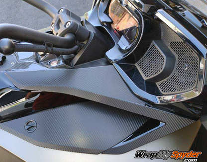 can-am Spyder F3-Limited-Touring-Boomerang-and mirror-panels-combined. Service panel sold separately.