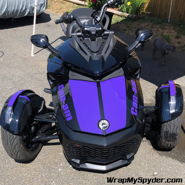 BRP Can-am Spyder F3-LeMans-with can-am-text-Purple