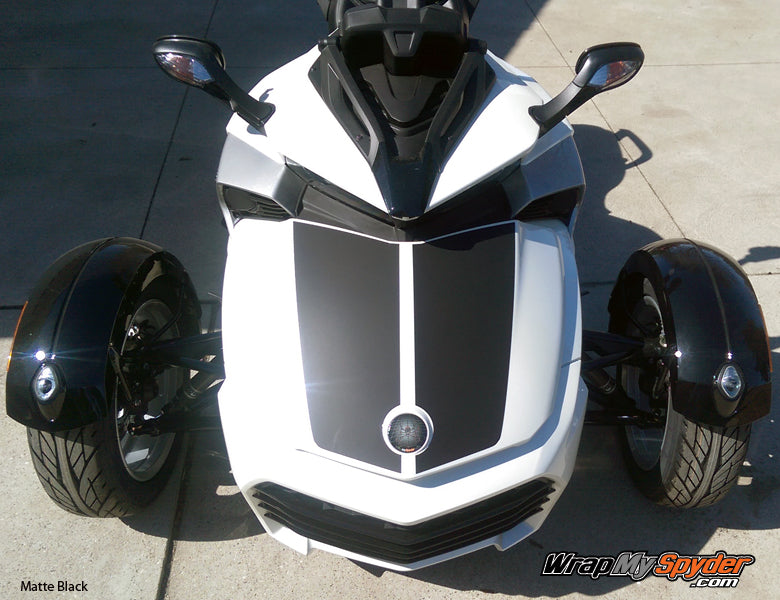 F3-LeMans Racing-Stripe Matte Black