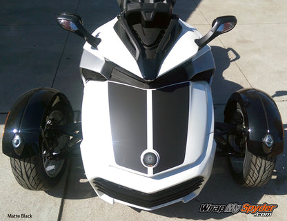 F3-LeMans Racing-Stripe Matte Black