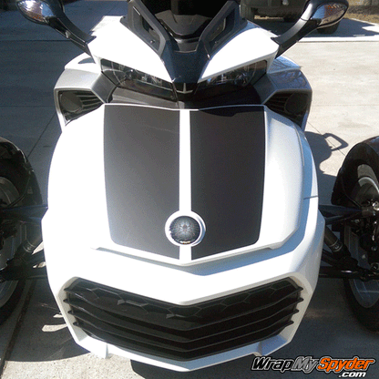 F3- LeMans Racing-Stripe Matte Black