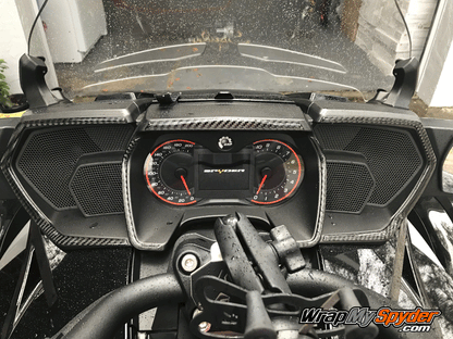 F3-Speaker-gauge-dash kit real carbon fiber