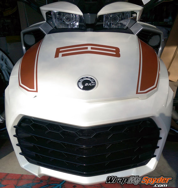 BRP Spyder F3 Spears racing stripe kit