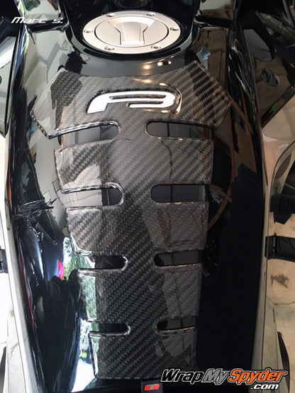 F3 Spine carbon fiber with Silver under