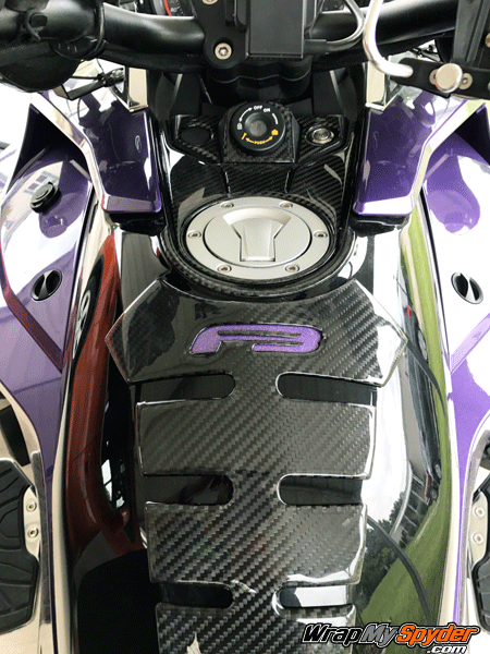 F3-Spine real carbon fiber black-w-ultra metallic-purple