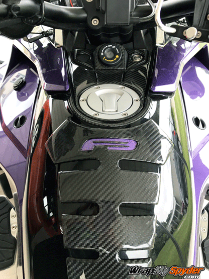 F3-Spine real carbon fiber black-w-ultra metallic-purple